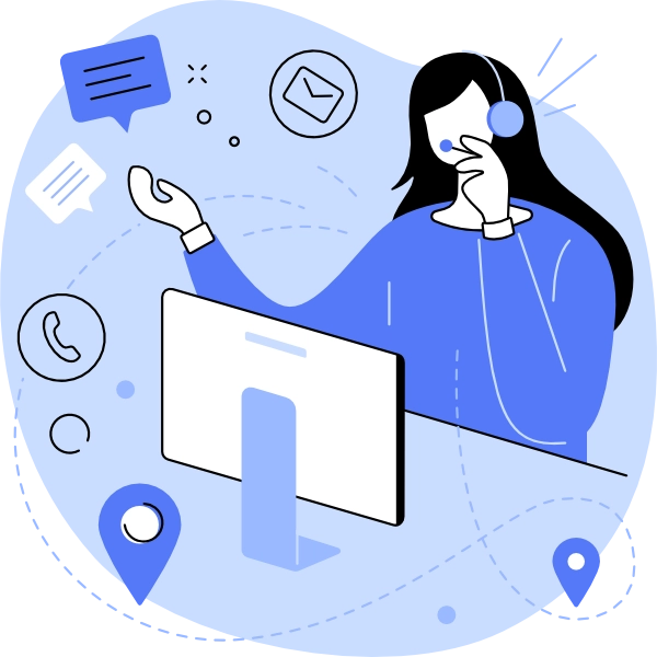 Illustration of Contact Us