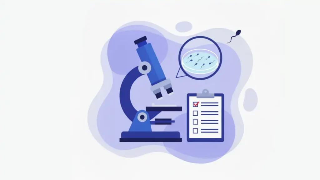 Illustration for Sperm Test